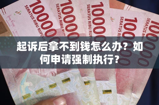济南起诉后拿不到钱怎么办？如何申请强制执行？