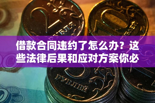济南借款合同违约了怎么办？这些法律后果和应对方案你必须知道