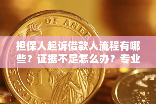 济南担保人起诉借款人流程有哪些？证据不足怎么办？专业律师解答