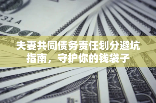 济南夫妻共同债务责任划分避坑指南，守护你的钱袋子