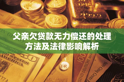 济南父亲欠贷款无力偿还的处理方法及法律影响解析