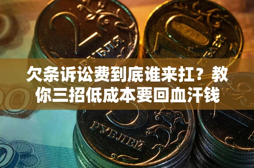济南欠条诉讼费到底谁来扛？教你三招低成本要回血汗钱